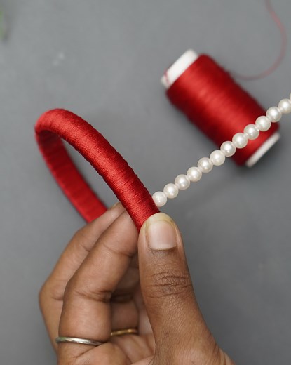 Trendy, easy Beads & Silk thread Bangle || Silk thread bangle craft | Arts&Crafts