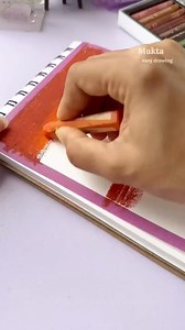 21K views · 131 reactions | ✨ Sunset Painting with Oil Pastel #reels #art #painting #facebookpageviral | Mukta easy drawing | Facebook