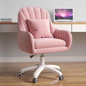 XUEGW Cute Mid-Back Office Chair, 360° Swivel Adjustable Task Chair for Home Computer & Makeup Use - Walmart.com