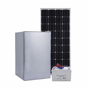 [Hot Item] 90L DC Solar Small Refrigerator 12V/24V Mini Upright Fridges