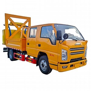 [Hot Item] China Low Price Anti-Collision Buffer Vehicle Double Cabin Crash-Proof Truck Road Maintenance Truck
