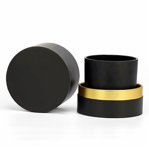 [Hot Item] Firstsail Reed Diffuser Stick Black Paper Tube Box Container Perfume Bottle Jar Cylinder Candle Packaging