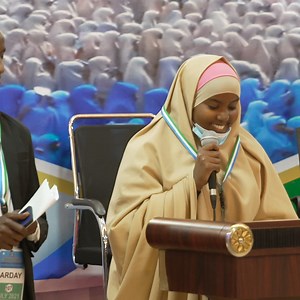 3.7M views · 132K reactions | Sucaad Cismaan Barre, oo ku hadleysay magaca ardayda reer Puntland waxay siisay talooyin wax ku ool ah madaxweynaha iyo wasiirka waxbarashada Puntland. | Puntland Development Research Center-PDRC | Facebook