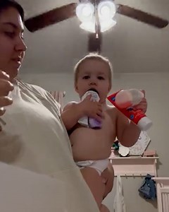 Baby holding every item handed to her😂😱 | Make-Up & Hair Tutorials