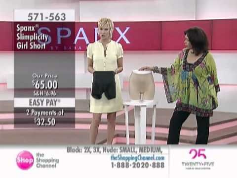 Spanx Slimplicty Girl Short at The Shopping Channel 571563