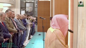 Sheikh Abdullah Juhany leads the Isha Prayers in Pristina, Kosovo yesterday | Inside the Haramain