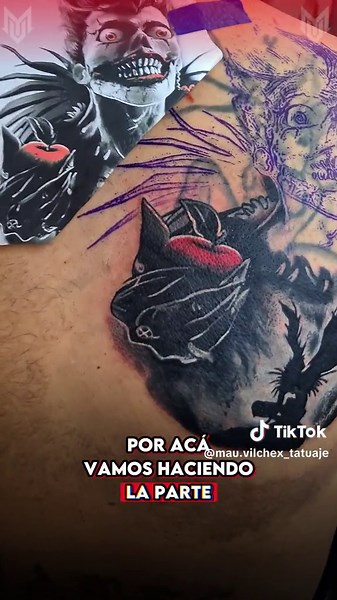 Tatuaje Ryuk: Transformación de Cover Up