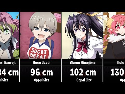 Anime Girls with the Biggest 𝓞𝓟𝓟𝓐𝓘 Size