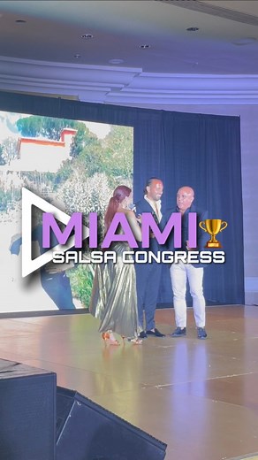 Honored at Miami Salsa Congress 🏆 #miami #salsa #latindance | Emiliano Cavallini