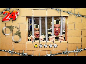 24H DANS UNE PRISON EN CARTON !