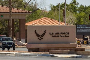 Nellis commander arrested on suspicion of child abuse, lewdness