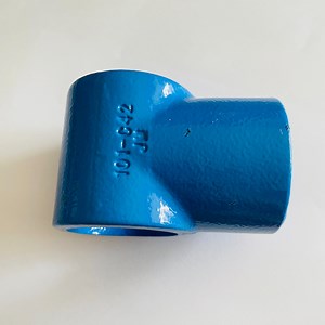 [Hot Item] Blue Short Tee Structural Pipe Fitting Head Key Clamp Handrail System Scaffolding Clamps