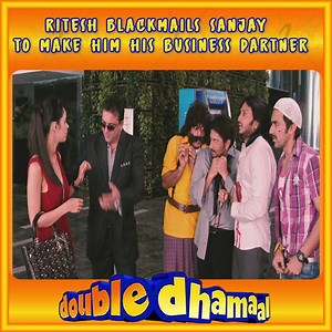Ritesh Blackmails Sanjay To Make Him His Business Partner | Double Dhamaal | Movie Scenes | Reliance Entertainment