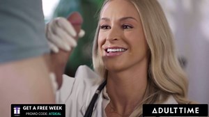 ADULT TIME - My Hot Doctor Started Sucking My Cock! With Emma Hix and Nathan Bronson