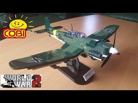 LEGO COBI JUNKERS JU 87B STUKA ( avion 5521 ) présentation en fançais FR HD