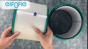 HP01 / HP02 / DP01 / DP02 Filter Replacement for Dyson Air Purifier, Pure Hot Cool Link Fan Filter, Part # 968125-03, 2-Pack