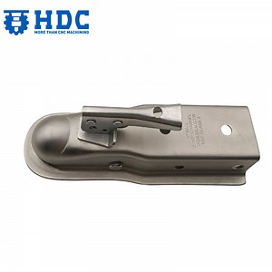 [Hot Item] Weld on Zinc-Coated Straight Tongue Trailer Coupler for 2inch Ball Hitch for Sale Trailer Coupling Towing Coupler