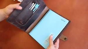 Leather A5 Notebook Cover Pattern: Journal Planner (PDF, SVG, DXF) - Etsy Canada