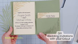 Wedding season is here and we have a few tips to keep things homemade and not break the budget! Try these stunning invitations simply made on your Cricut. #homemade #jennifertryon #cricut #cricut_ca #weddings | Jennifer Tryon - Homemade