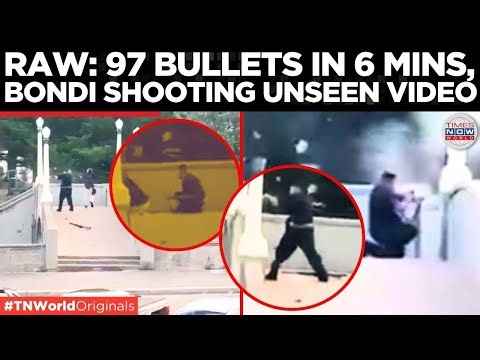 CAUGHT ON CAMERA: Bondi Shooters Fire 97 Bullets Before Police Strike | Bondi Beach Shooting Updates