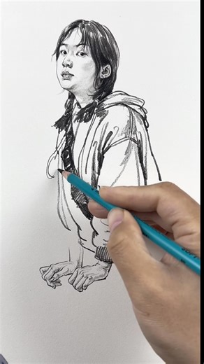 The sound of drawing is the best stress reliever #Sketching #ArtStudent #FigureDrawing #Drawing | Spry Spirit