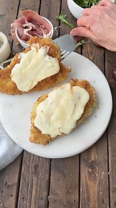 1K views | Crunchy panko bread crumbs, creamy taleggio cheese, salty prosciutto, fresh arugula and juicy chicken breast…Chicken Milanese is about to rock your chicken dinner world! RECIPE: https://ohsweetbasil.com/chicken-milanese/ #chicken #chickenmilanese #proscuitto #panko #pankochicken #chickendinner | Sweet Basil | Facebook