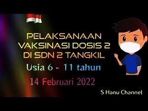 Pelaksanaan Vaksinasi Dosis 2 Usia 6-11 th di SDN 2 Tangkil Susukan Crb - Nakes Puskesmas Susukan