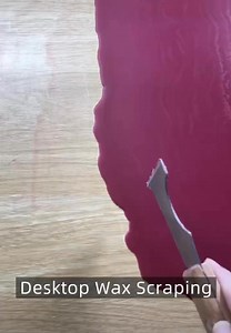 #StressRelief Video: Desktop Wax Scraping #stressrelief #stressreliefvideo | ShanghaiEye