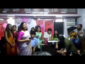 Somlata Acharyya Chowdhury inside Asutosh College
