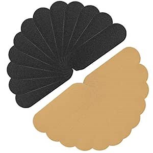 Amazon.com : Stainless Steel Pedi File Refill, 100&180 Grit - Pedicure Refill Pads - Foot Rasp Pad with Removable Glue,Size 5.2" L x 1.7" W,24 Count : Beauty & Personal Care