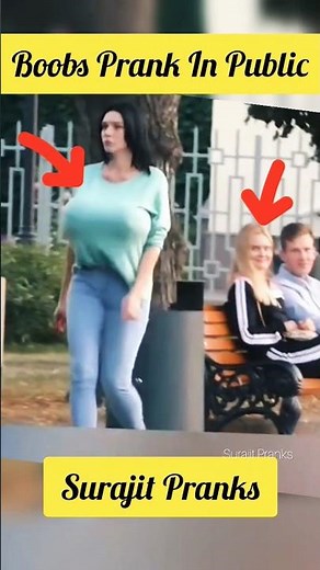 Fake Boobs Prank In Public | #prank #funny #shorts