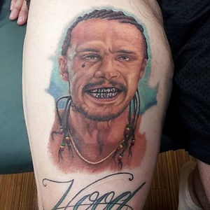 Someone Got a Tattoo of James Franco's Character From Spring Breakers and It Is a Nightmare