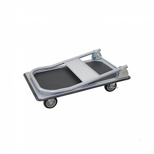 [Hot Item] Warehouse Platform Trolley Hand Cart Four Wheel Platform Trolley Foldable Hand Truck