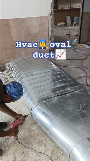 Hvac👨‍🔧 oval📈 duct🔨