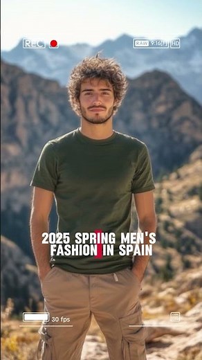 2025 Spring Men’s Fashion in Spain 🇪🇸 | Bold, Fresh, Effortless!