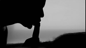 Beautiful silhouette blowjob