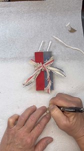 Snap, crackle and pop with these cute little DIY firecrackers. Sweet addition to tiered tray or as a July 4th party favor. #restorationofheartandhome #july4th #redwhiteblue #firecracker | Southern Crossroads Creations LLC