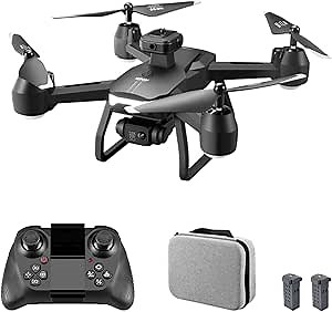 GoolRC Remote Control Mini Drone with Dual Camera 6K Foldable Headless Drone with Obstacle Avoidance Function Optical Flow Positioning Gesture Photography with Storage Bag