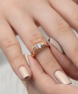 Lab Grown Round Diamond Solitaire Ring, Solid Gold Engagement Ring, IGI Certified - Etsy
