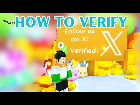 How To Verify Twitter or X In Pet simulator 99 ! Roblox