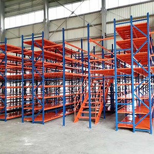 [Hot Item] Heavy Duty Metal Warehouse Storage Racking Mezzanine Shelving System Installing a Mezzanine Floor