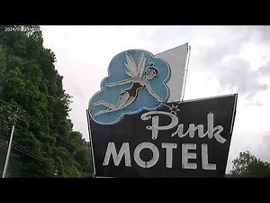 The Abandoned Pink Motel in Cherokee North Carolina (2025).