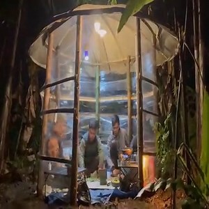 2.5M views · 59K reactions | camping heavy rain rain thunder | Erwin Solo Camping | Facebook