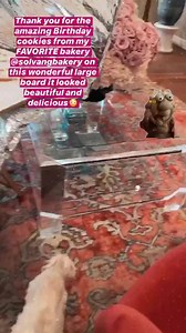 Thank you The Solvang Bakery I love my birthday letters on the beautiful board. To bad someone else loved it too!😳 | Kym Douglas