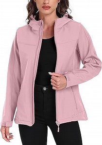 [Hot Item] Women's Softshell Jacket Lightweight Fleece Waterproof Jacket