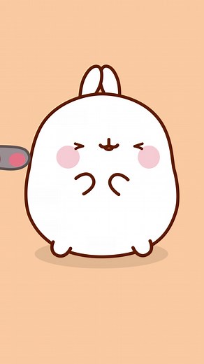 Would Poke Molang Again | Cute Molang x Talking Tom Cartoon Content