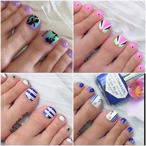 These toe nail designs need all the attention 😍 | MetDaan Creative