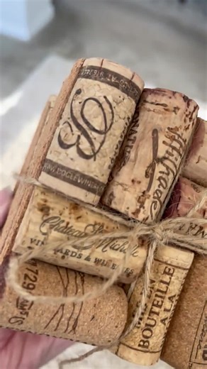 Recycled Wine Cork Coasters- Set of 4 - Etsy