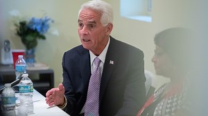 Charlie Crist, Democratic candidate for Florida governor, returns to Tallahassee