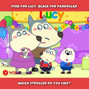 283K views · 2.4K reactions | Do you like these strollers?  #WOANETWORK #Wolfooseries #Wolfoo #cartoonforkids | Wolfoo Series | Facebook